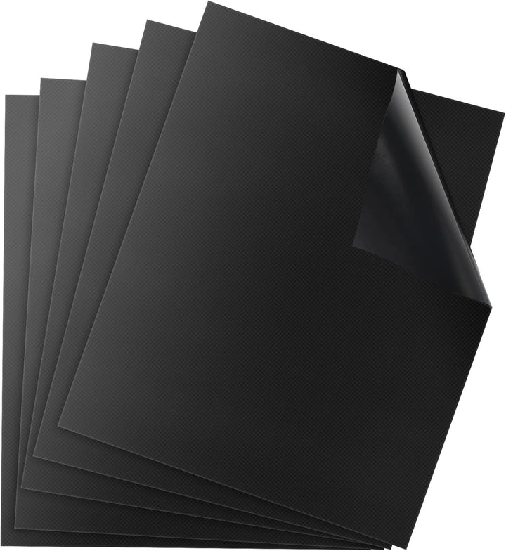 DIKER BBQ Grillmatte, Antihaft 5er Set 40x60cm, Backmatte für Holzkohle & Backen, Backpapier Wiederv
