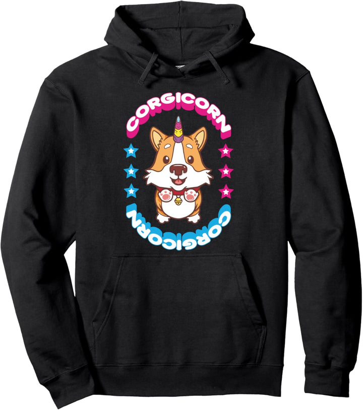 Süsses Corgicorn-Corgi-Einhorngeschenk der Comic-Art Pullover Hoodie