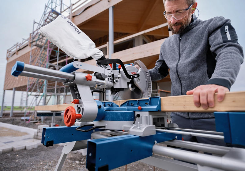 Bosch 1x Staubbeutel mit Click-and-Clean-Aufnahme (für Kapp- und Gehrungssäge von Bosch, Professiona