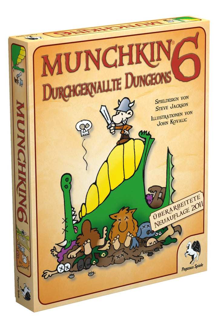 Pegasus Spiele 17216G - Munchkin 6, Durchgeknallte Dungeons, Spielzeug