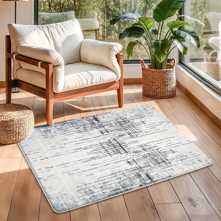 Tinyboy-hbq Teppiche Modern Designer für Wohnzimmer Kurzflor Teppich für Wohnzimmer Schlafzimmer Gra