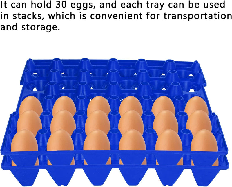 Eierkisten, 5 STÜCKE Kunststoff Eierkartons 30 Zellen Eierkisten Halter Tablett für Lagerung Transpo