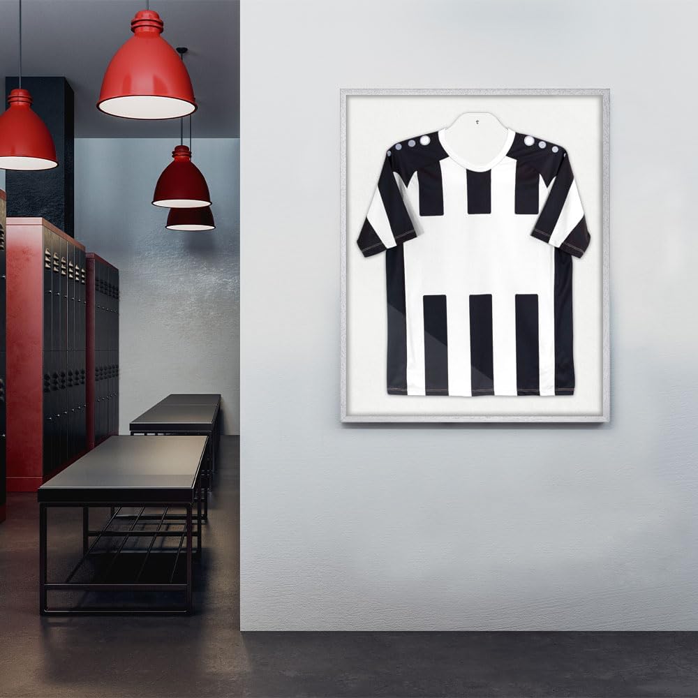 Bildershop-24 Objektrahmen Trikotrahmen Vario inkl. Bügel und Passepartout 60x80cm Mattsilber (lacki