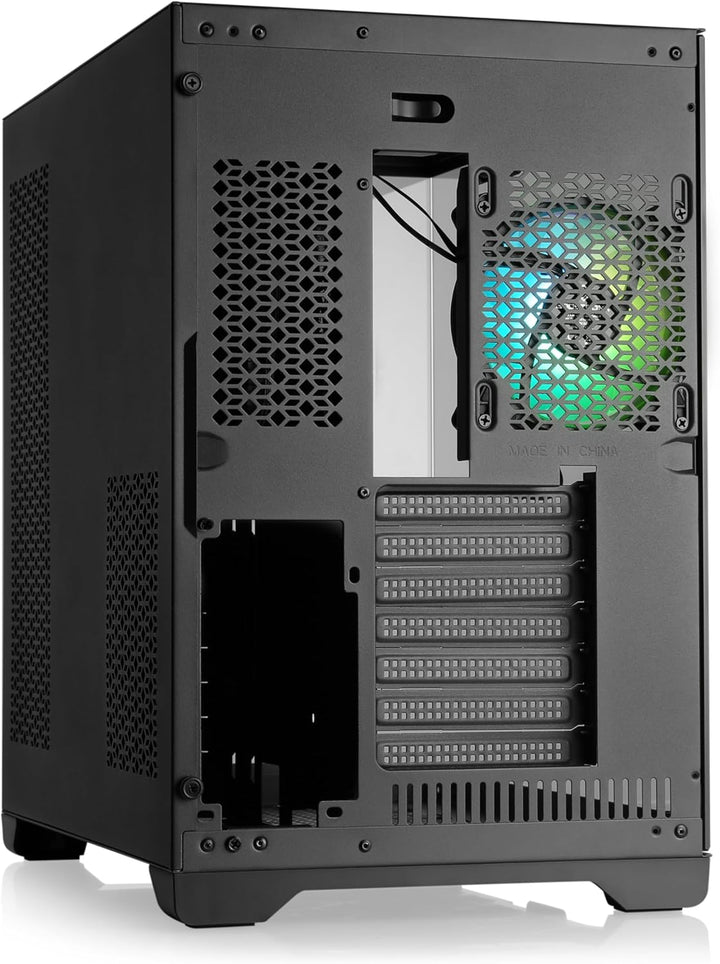 Gaming PC-Gehäuse VITRUM - Midi-Tower, aRGB Beleuchtung (inkl. Steuerung), Glas-Seitenteil, vormonti