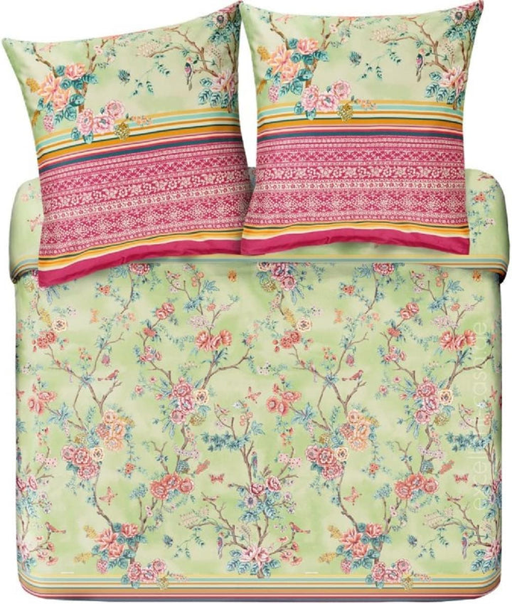 Bassetti Bettwäsche, Baumwolle, GRÜN, 200x200, 3 200x200 Grün, 200x200 Grün