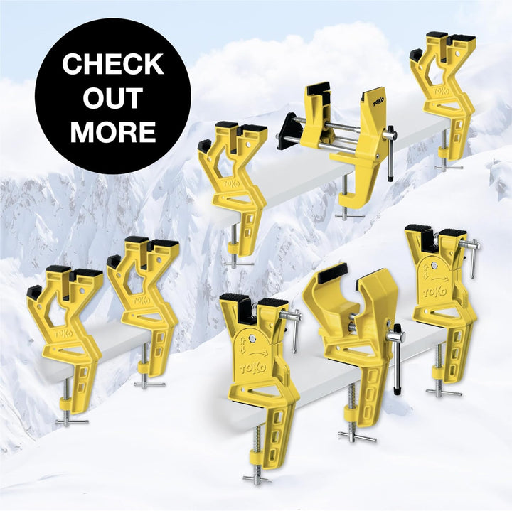 Toko Reparatur Tool Ski Vise Race Gelb, Gelb