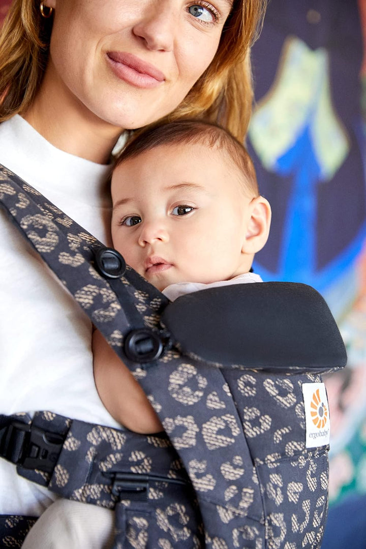 Ergobaby Omni Dream Babytrage für Neugeborene ab Geburt bis 20kg, 4 Positionen SoftTouch Cotton Ergo