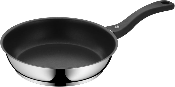WMF Devil Bratpfanne 24 cm, Pfanne Induktion, Cromargan Edelstahl beschichtet, Kunststoffgriff