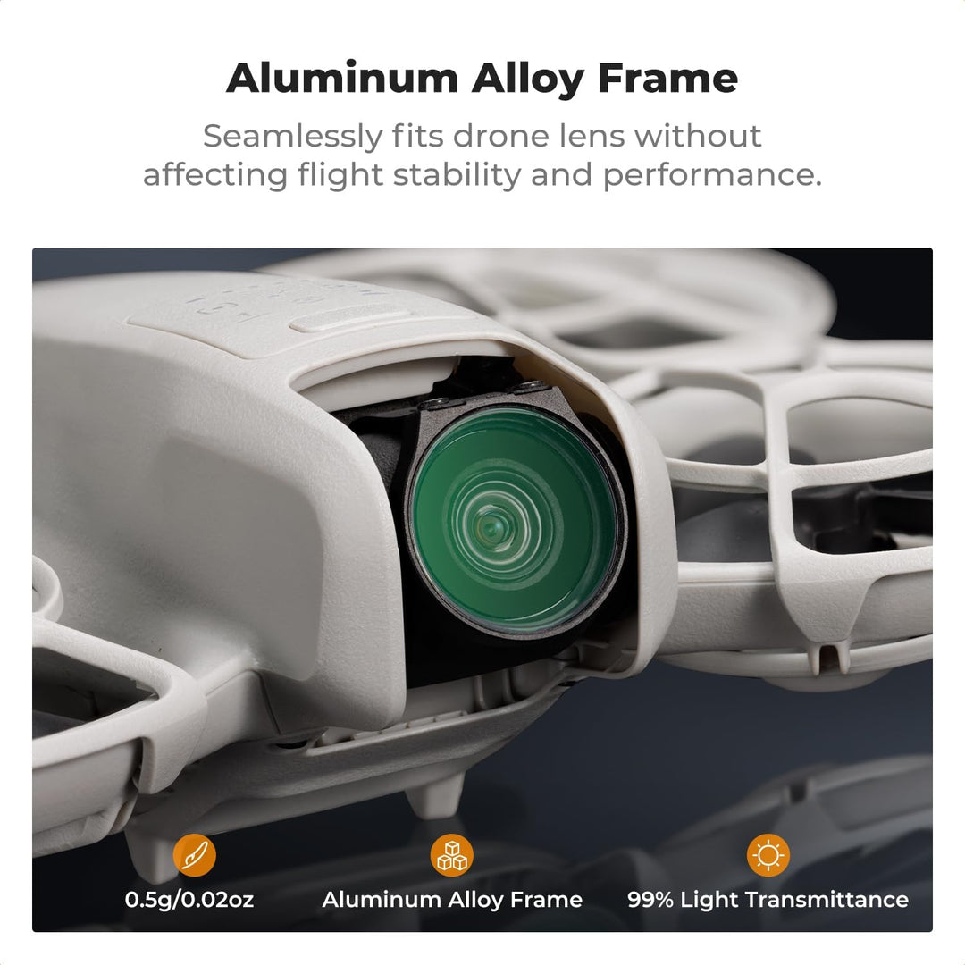 K&F Concept CPL Filter Kompatibel mit DJI NEO, Polfilter, Multi Beschichtung HD Optical Glass Alumin