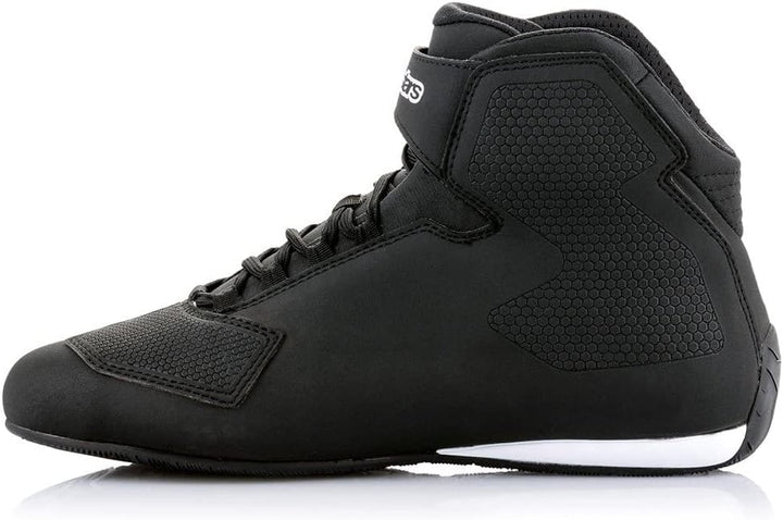 Alpinestars Unisex Motorradss Motorradstiefel 44 EU Black White Red Fluo, 44 EU Black White Red Fluo
