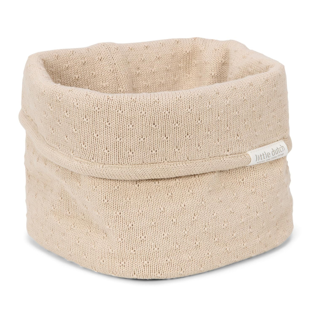 Little Dutch Wickeltischkörbchen Körbchen Korb Utensilo Organizer für den Wickeltisch Baby Strick -