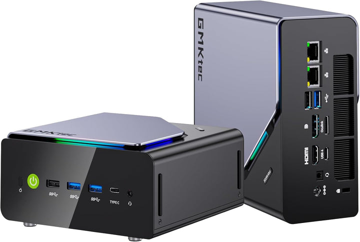 GMKtec K12 AMD Mini PC Ryzen 7 255 H(Upgrade auf 8745HS, 4.9 GHz) 64GB DDR5, 1TB M.2 PCIE 4.0 x4 SSD