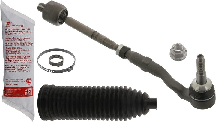 febi bilstein 40092 Spurstange mit Lenkmanschettensatz , 1 Stück Vorderachse rechts, Vorderachse rec