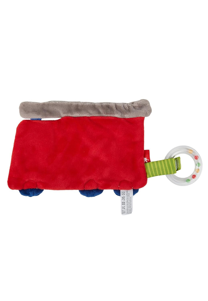 SIGIKID 42304 Aktiv-Knistertuch Feuerwehr PlayQ Mädchen und Jungen Babyspielzeug empfohlen ab Geburt