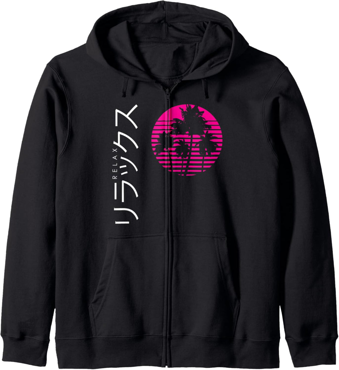 Relax 80s 90s Fashion Aesthetic Vaporwave Japan Streetwear Kapuzenjacke