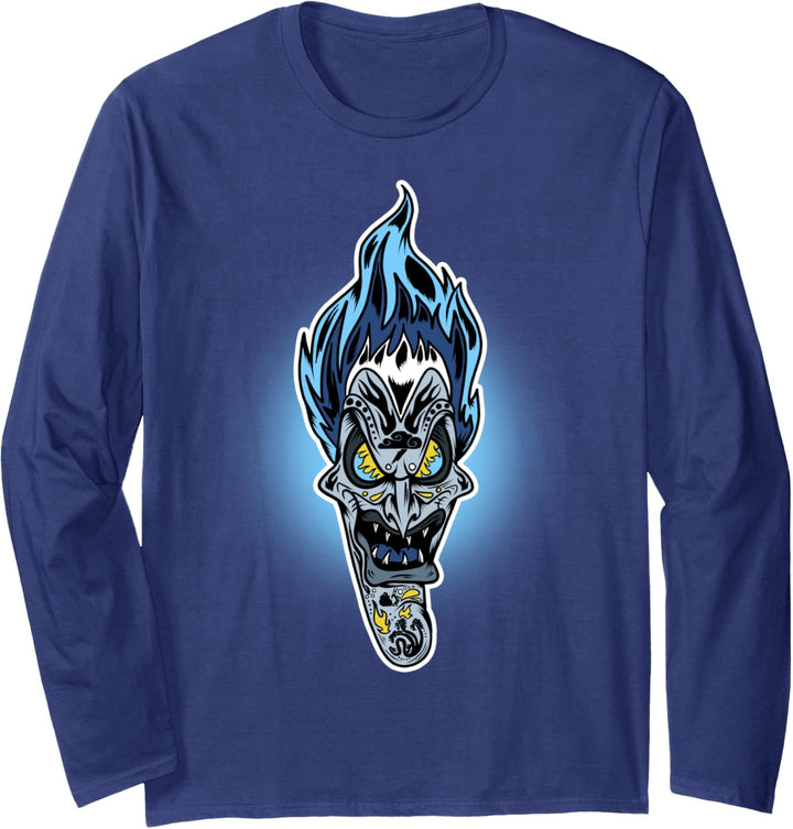 Disney Villains Halloween Hades Sugar Skull Langarmshirt