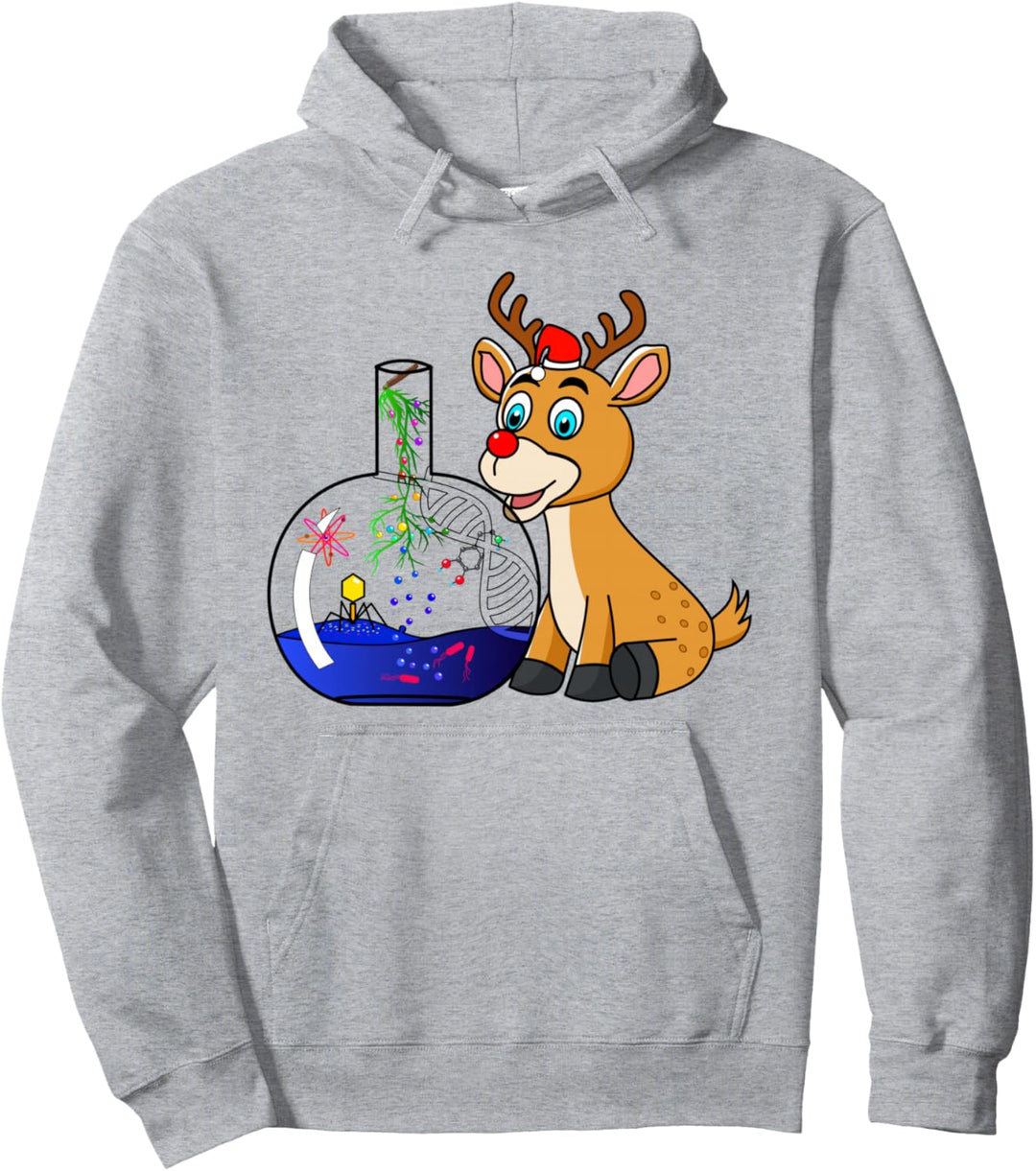 Scideer - Wissenschaft Rentier Weihnachtsdesign Pullover Hoodie