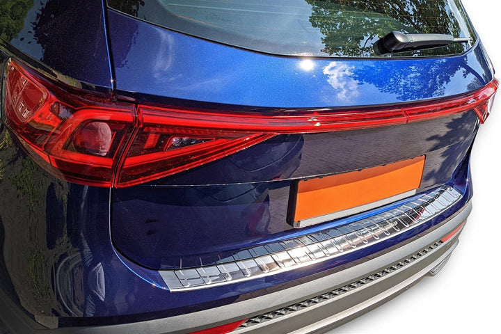 Ladekantenschutz Edelstahl CHROM kompatibel für SEAT TARRACO | Typ KN | ab BJ 2018 | premium Qualitä