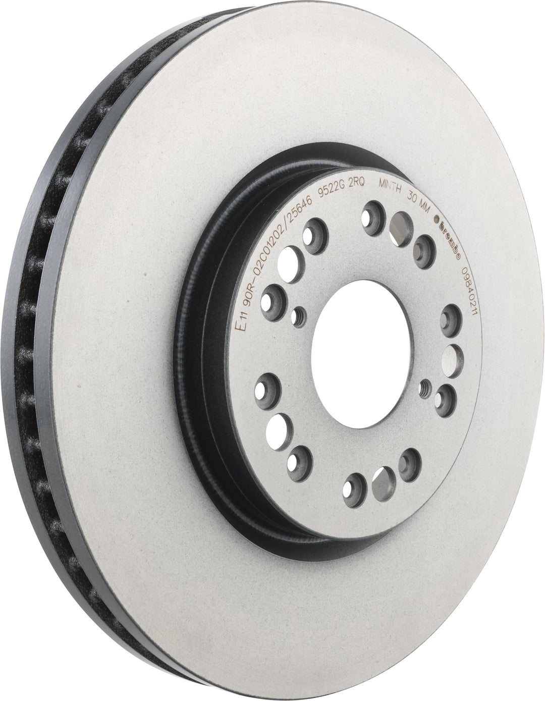 Brembo 08.N123.11 Hintere Bremsscheibe mit UV Lackierung, Anzahl 2