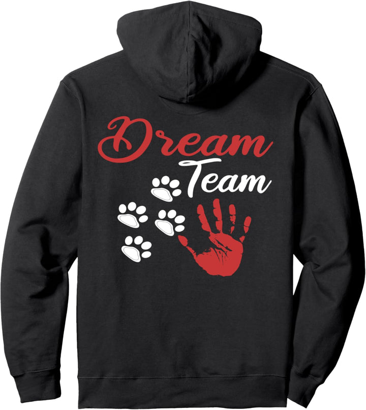 Lustiges Gassi Dreamteam Hundebesitzer Hundehalter Hunde Fun Pullover Hoodie