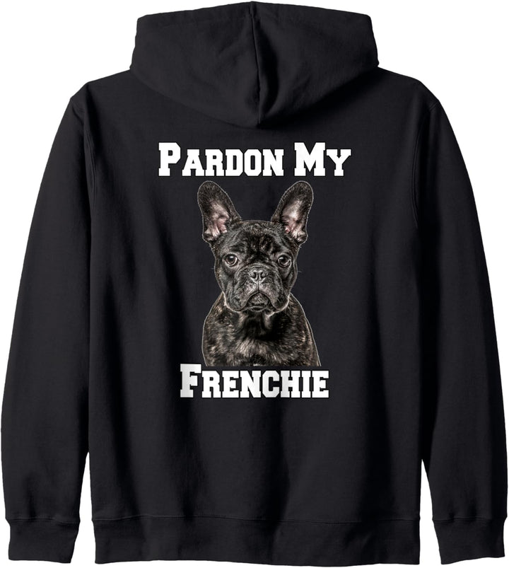 Französischer Bulldogge Design Verzeihung mein Französisch Kapuzenjacke
