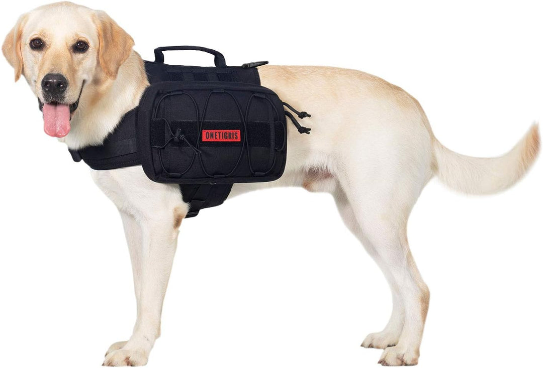 OneTigris Mammoth Hunderucksack 2.0 Version Reissen Camping Wandern Hundebackpack für M/L Grösse Hun