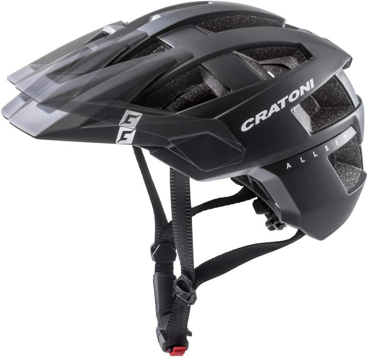 Cratoni AllSet MTB Helm schwarz/grün 2022 Fahrradhelm grau-Neongelb S/M (54-58 cm), grau-Neongelb S/