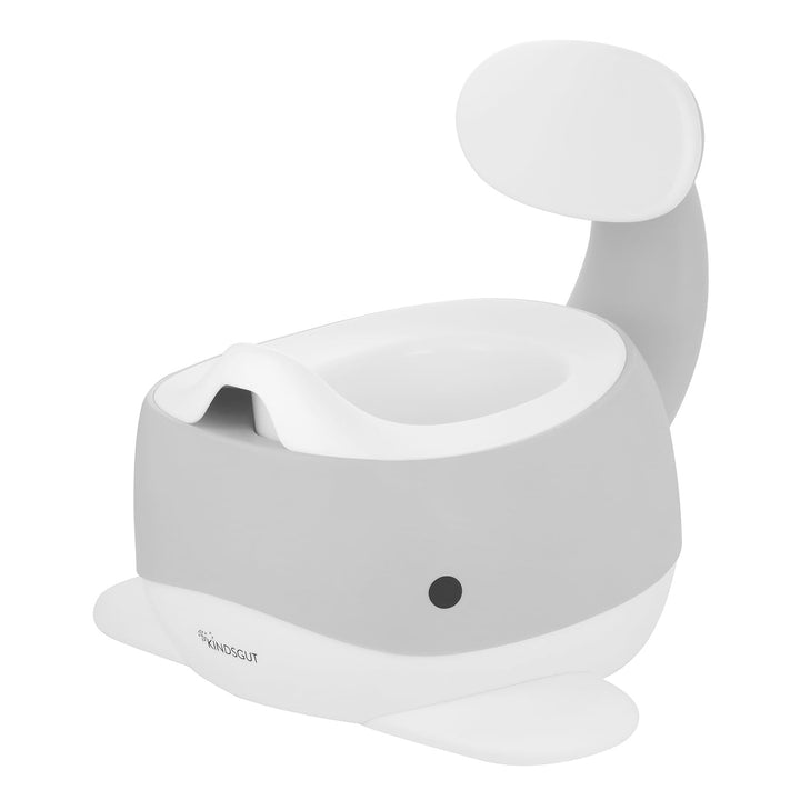 Kindsgut Kinder-Töpfchen, Babytopf WC/Klo, kinderfreundliches Wal-Design und dezente Farben, Toilett
