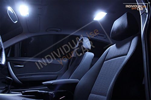 INDIVIDUALise your CAR Innenraumbeleuchtung SET für 1er E81 (Cool-White) Kaltweiss, Cool-White