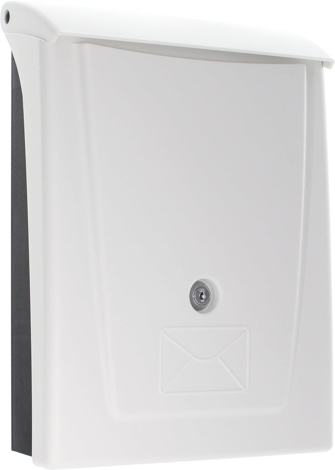 Rottner T06256 Briefkasten, Weiss, 340x250x110 mm