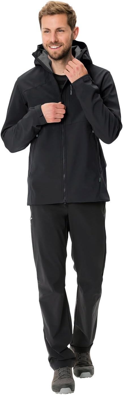 VAUDE Herren Shoftshelljacke Roccia Softshell Jacket II, 100% winddicht, atmungsaktiv, wasserabweise