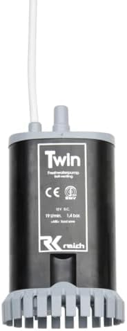 Reich 19 Liter pro Minute Twin Tauchpumpe