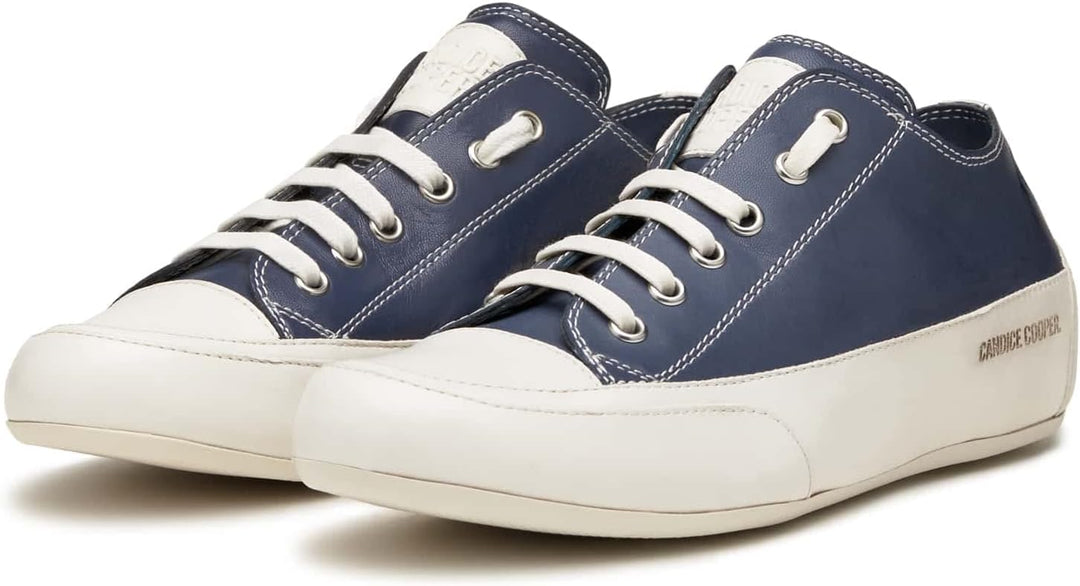 Candice Cooper Sneakers aus nuanciertem Leder 35 EU Marineblau, 35 EU Marineblau