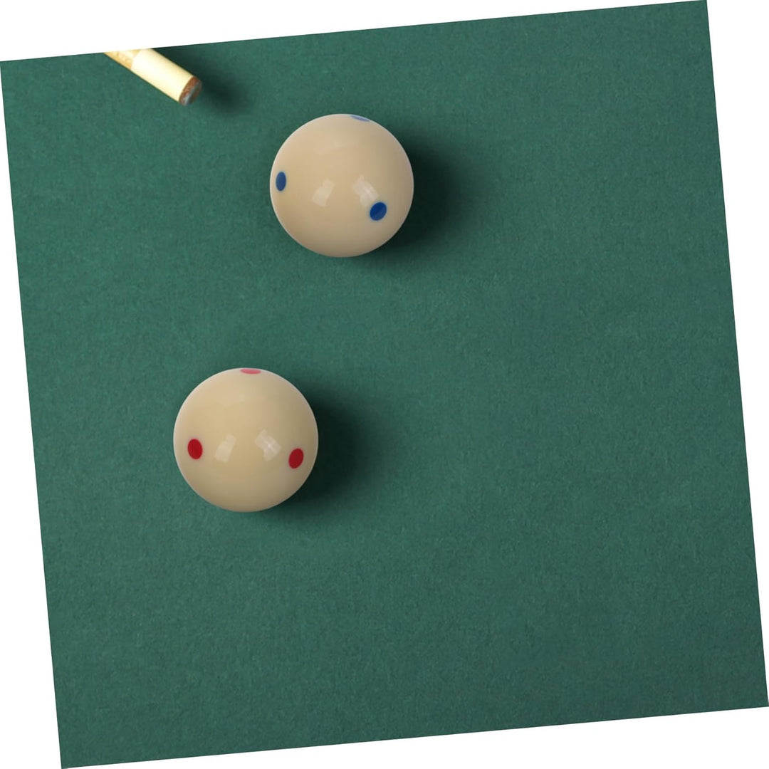 VICASKY 2stücke Weisse Billardkugel Trainingsbälle Mit Punkten Für Sport-billardkugel Praxis Billard