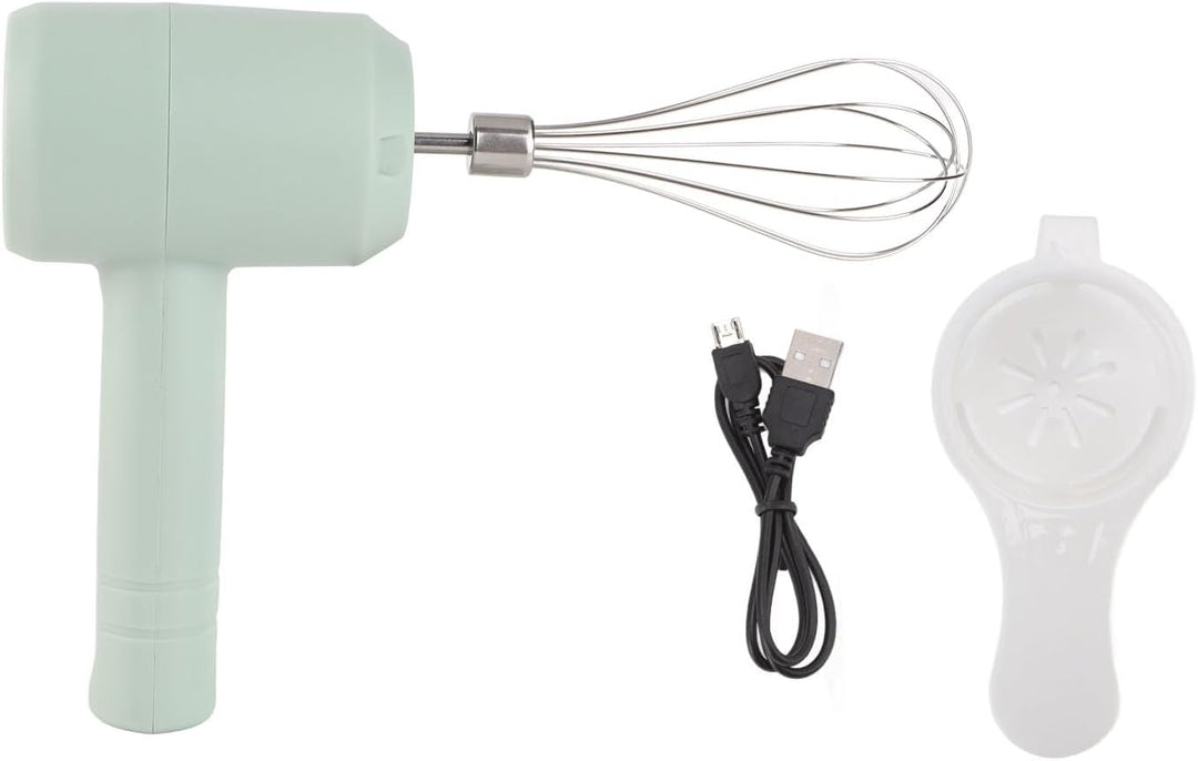 Elektrischer Handmixer, Tragbar, Kabellos, Wiederaufladbar, Schneebesen Zum Backen von Kuchen, Sahne
