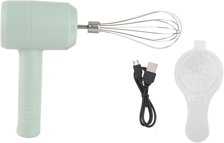 Elektrischer Handmixer, Tragbar, Kabellos, Wiederaufladbar, Schneebesen Zum Backen von Kuchen, Sahne