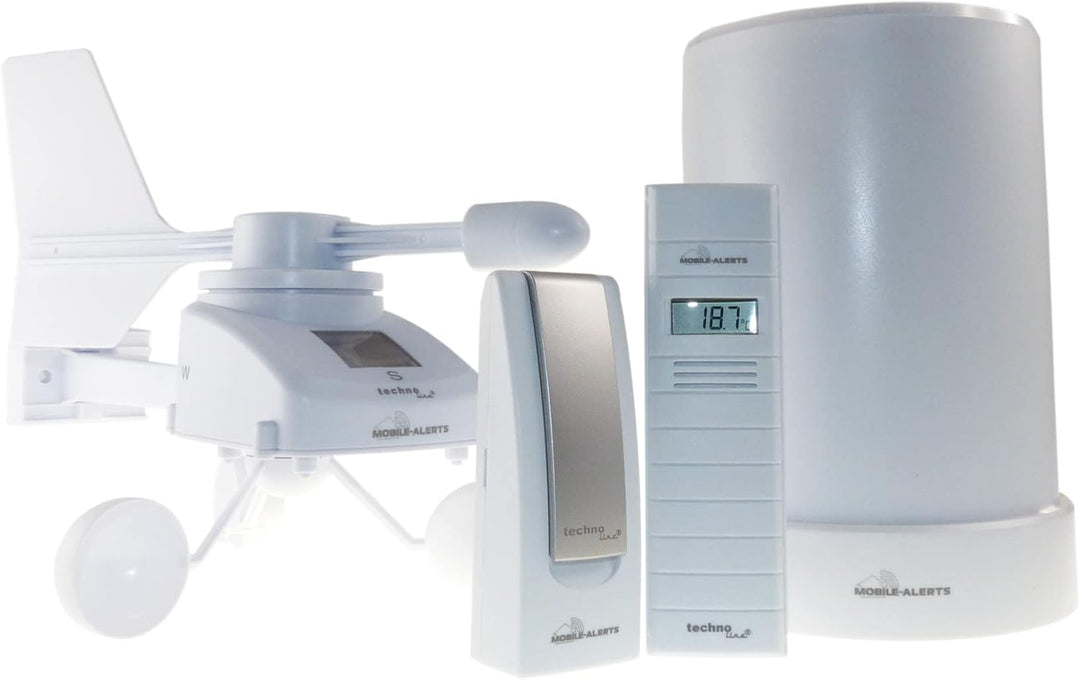 Technoline MA 10050 Wetterstation Haus-Überwachungs-System Mobile - Alerts, 37 x 18,5 x 20,5 cm