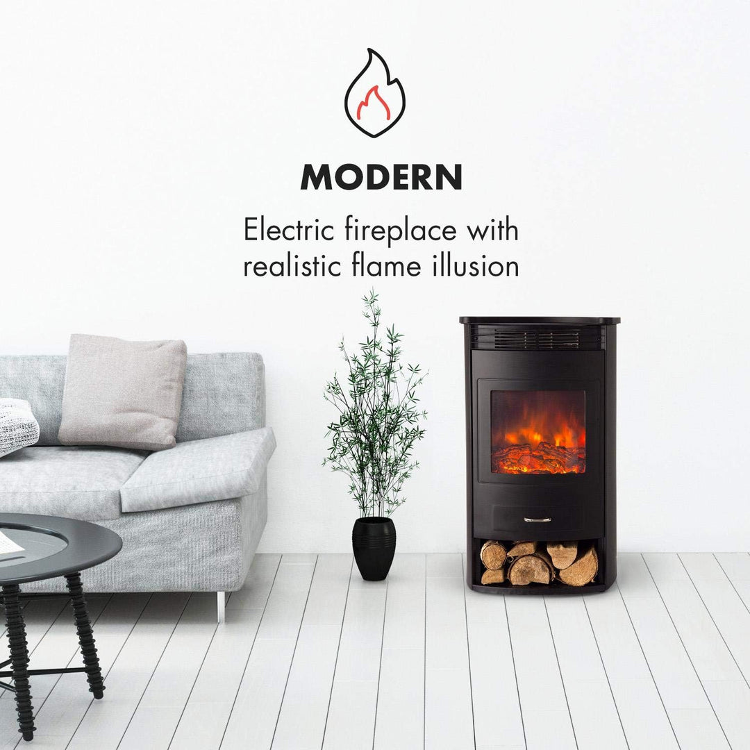 Klarstein Elektrokamin, Elektro Heizungen für Wohnzimmer & Innenräume, Elektrischer Kamin mit LED Fl