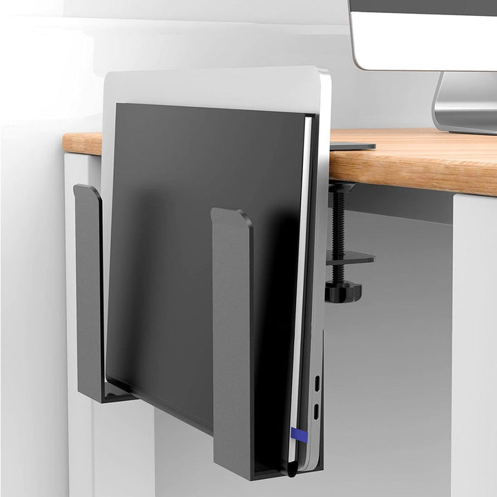 Schreibtisch-Laptophalter – Hängender Schreibtisch-Seitenhalter für Laptop, seitlicher Schreibtisch,