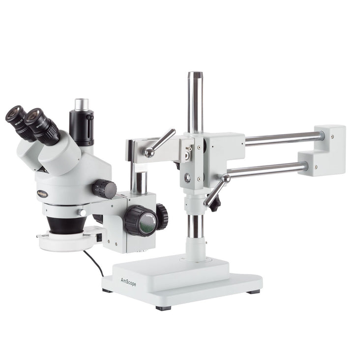 AmScope SM-4T-56S Schaltungsinspektion Trinokulares Zoom-Stereomikroskop mit 56-LED-Licht, 7X-45X, W