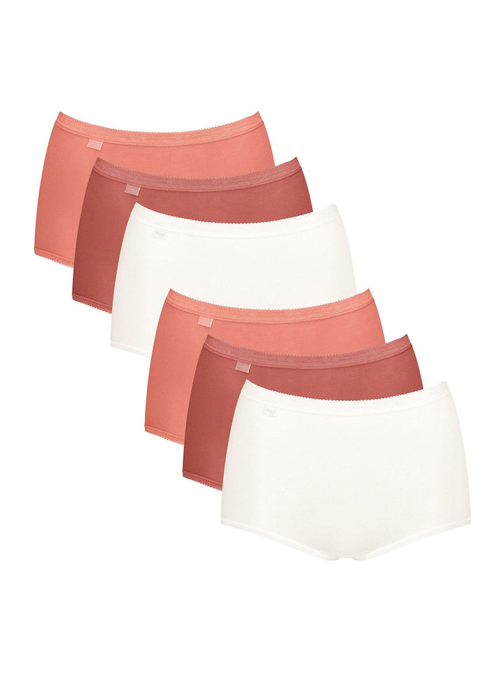 Sloggi Damen 24/7 Micrfib MD3P Taillenslip 38 Basic+ Maxi Multiple Colours 21, 38 Basic+ Maxi Multip