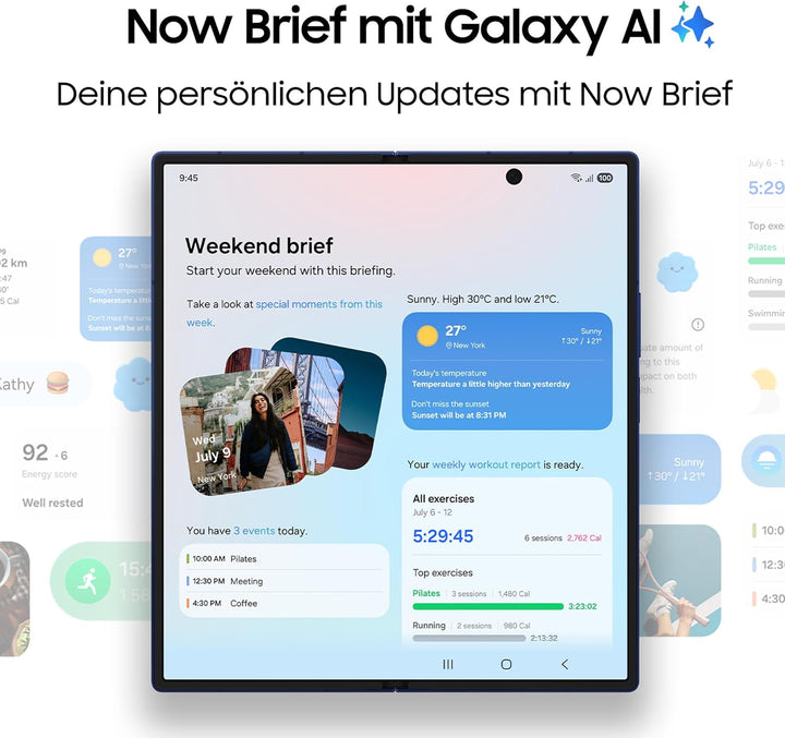 Samsung Galaxy Z Fold7 Enterprise Edition, AI Smartphone, Klapphandy, Grosses Display für Multitaski