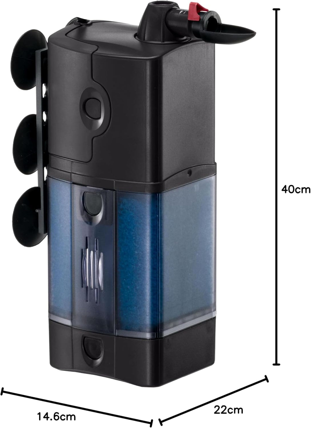 Ferplast Hydor BLUMODULAR 1 Innenfilter für Aquarien, Pumpenleistung 900 L/h