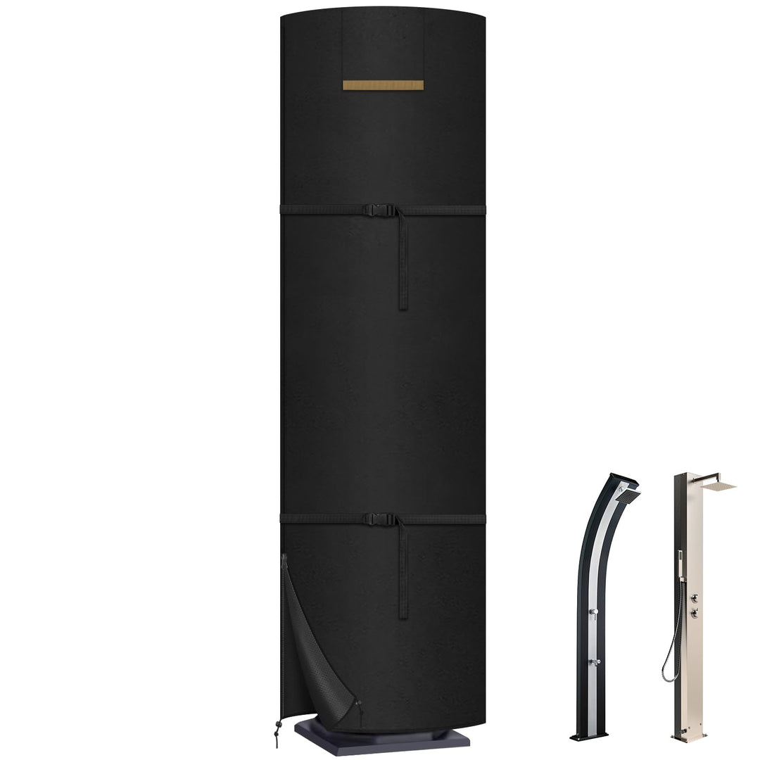 VANSHEIM Gartendusche Abdeckhaube Solardusche Schutzhülle für Solardusche Winterfest Abdeckplane Sol