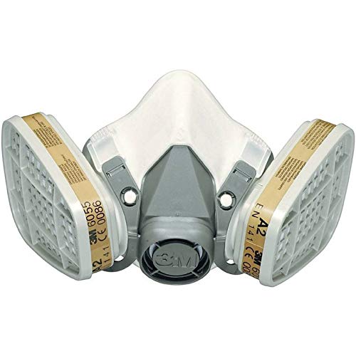 3M Partikel-Einlegefilter 5935, 10 Paar & 70071617933 Gas- und Kombi A2 Partikelfilter, 8 Stück Bund