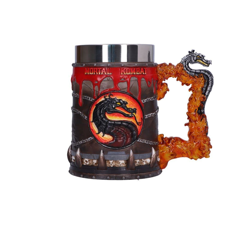 Nemesis Now Offizielles Lizenzprodukt Mortal Kombat Bierkrug, rot, 15,5 cm, Kunstharz
