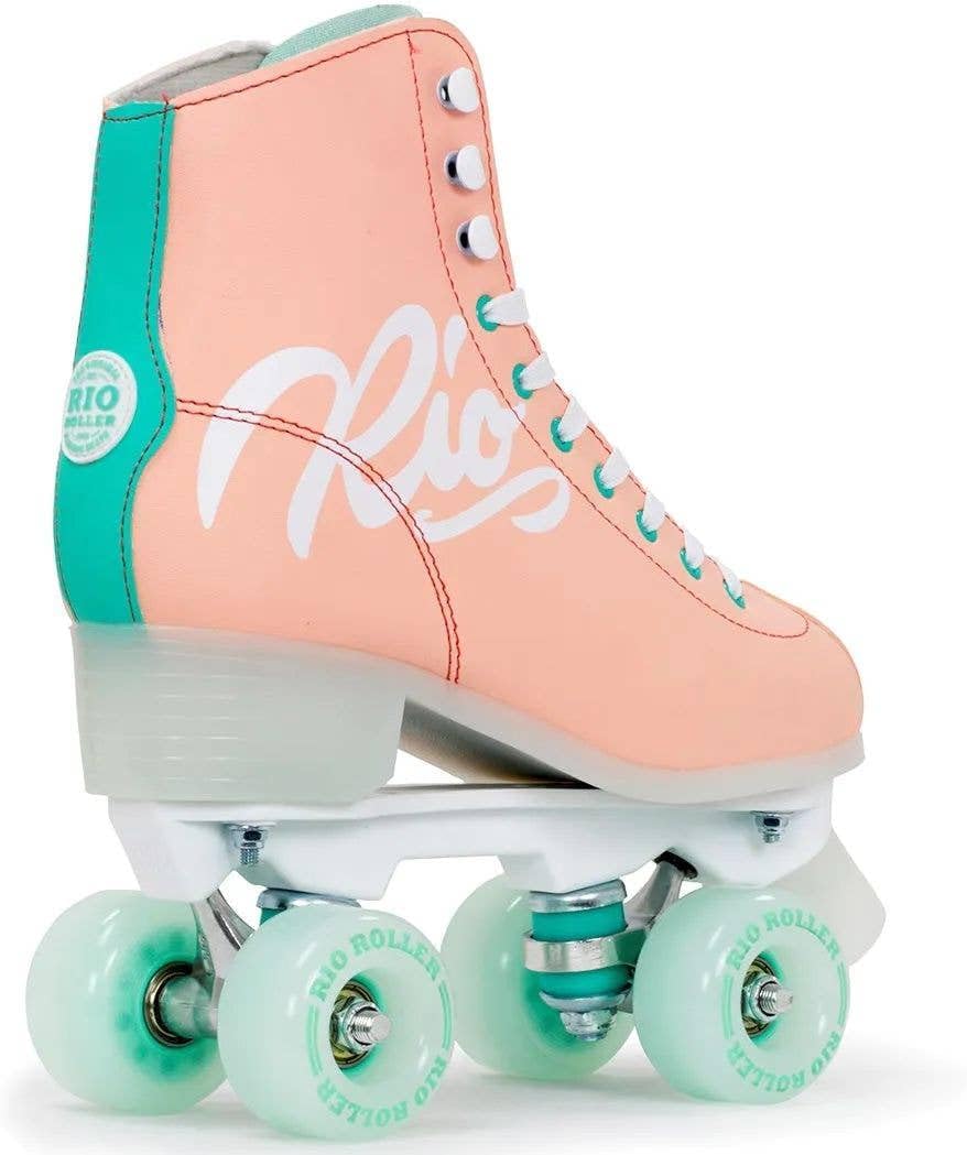Rio Roller Script Rollschuh 2018 Peach/Green 38 EU, 38 EU
