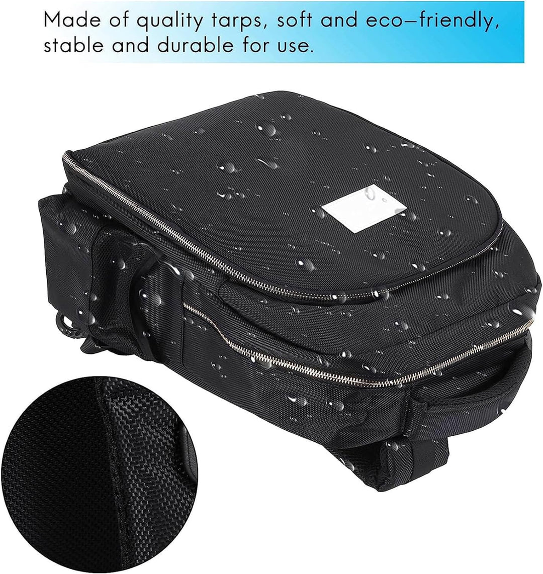 Barber Clippers Rucksack Tasche für Friseur, Friseurtasche Haarwerkzeuge Organizer Schwarz Barber Ba