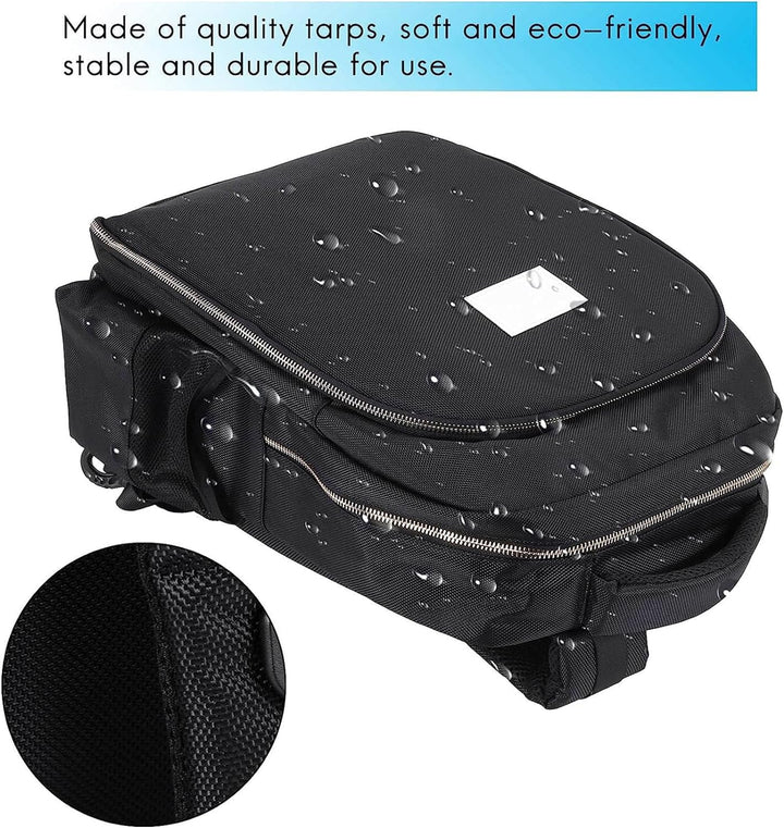 Barber Clippers Rucksack Tasche für Friseur, Friseurtasche Haarwerkzeuge Organizer Schwarz Barber Ba