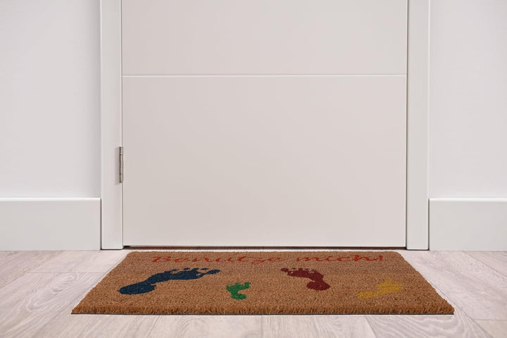 Betz 3er Kokosmatte aus 100% Kokos - Fussmatte - Fussabstreifer –Schmutzfangmatte Muster Benutze Mic